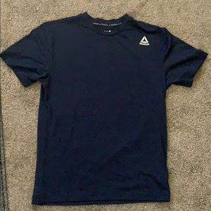 Navy blue dri-fit Reebok shirt